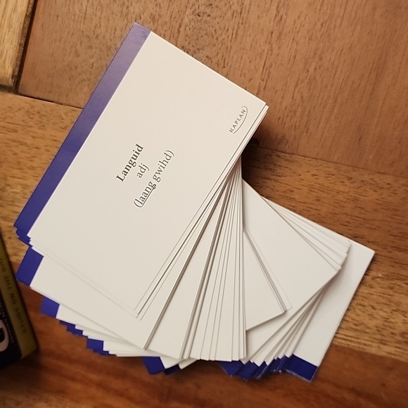 GRE flashcards:  500 in box - Picture 3 of 4